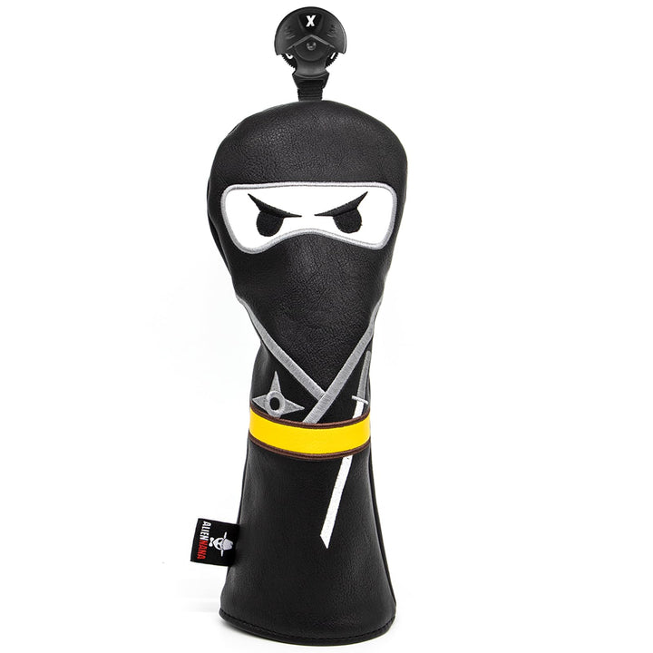 Golfschlägerhaube, 3 Holzschlägerhaube, Ninja-Design, Magnetverschluss, Elegante Stickerei, Premium-