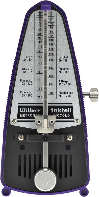 Wittner Metronom 830 471 Kunststoffgehäuse ohne Glocke Taktell Piccolo magic violet magic violet Sin