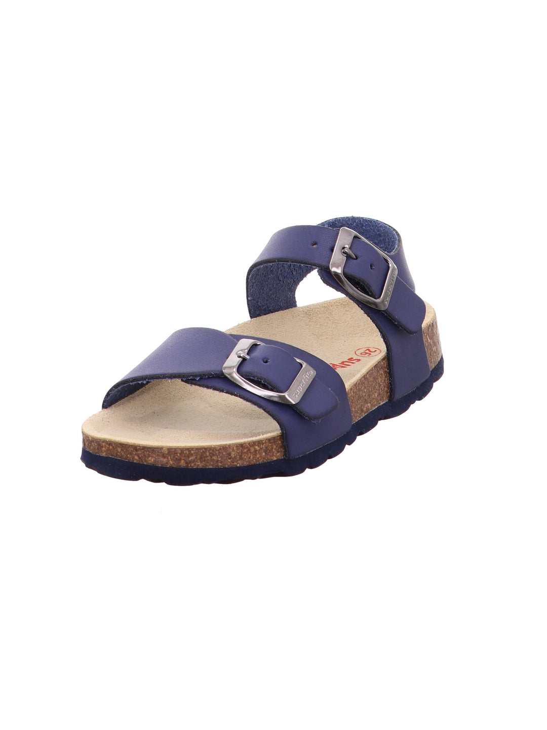 Superfit Jungen Fussbettpantoffel Sandalen, 30 EU Blau 8000