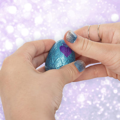 Hatchimals CollEGGtibles Schmuckkästchen 12 - er Pack Eierkarton in Pink, Blau oder Türkis