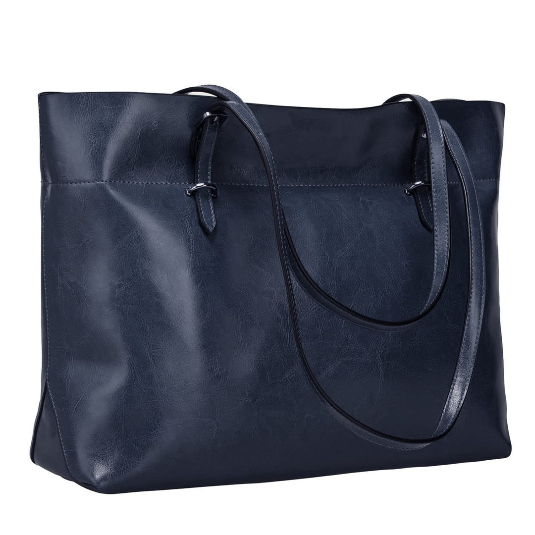 S-ZONE Damen Handtasche Rindspalt Leder Schultertasche Umhängetasche Grosse Shopper Tote Beutel Köni