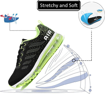 Sumateng Herren Damen Sportschuhe Air Sneakers Turnschuhe Unisex Laufschuhe Leichtgewichts Walkingsc