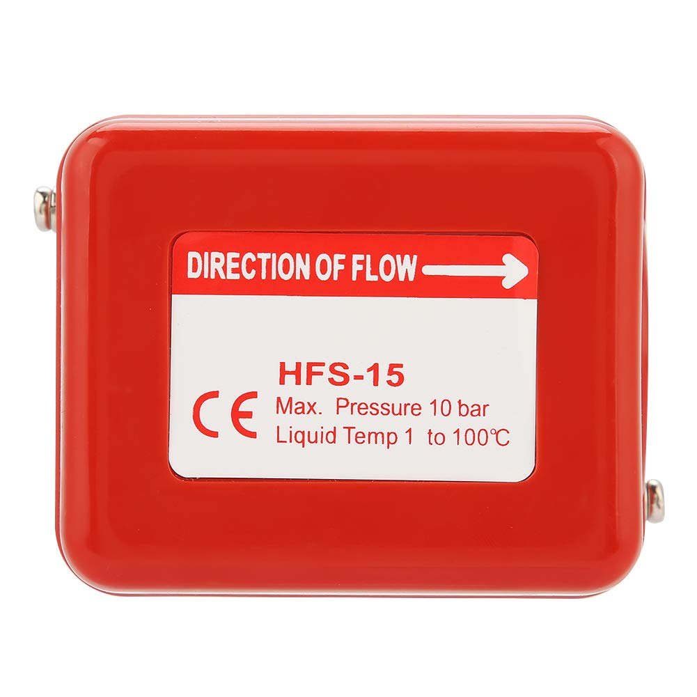 HFS-15 1/2 in Durchflussschalter 6V-380V Paddel-Zielflussregler Wasserdurchflussschalte