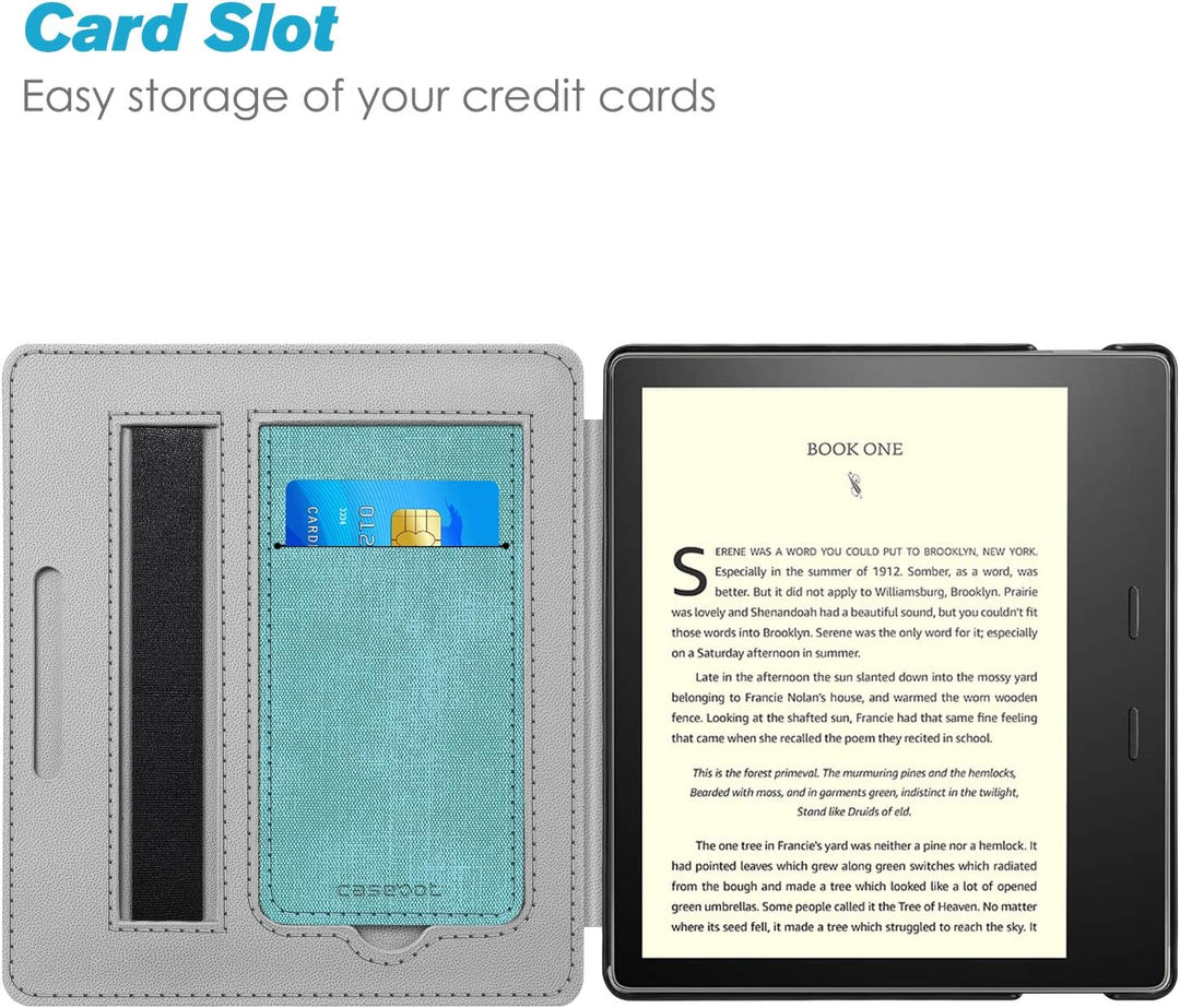 CASEBOT Hülle kompatibel für Kindle Oasis 10. Generation (2019 Modell) und 9. Generation (2017 Model