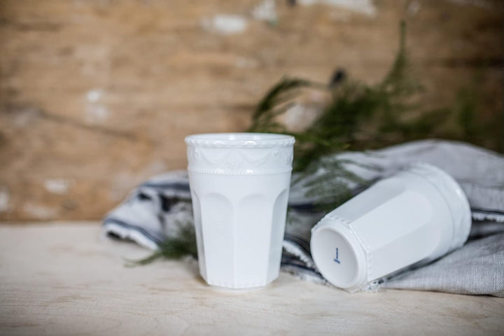 KPM Berlin KURLAND Becher Gr. 3 Duo-Set 2 tlg., Porzellan, Latte Macchiato, Kaffeebecher, handmade,