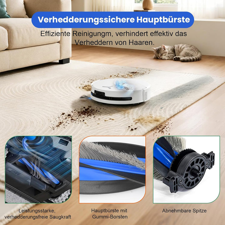 21 Stück Zubehörset für Ecovacs Deebot T90 Omni / T90 Pro Omni / X12 Pro Omni Saugroboter, 1 Hauptbü
