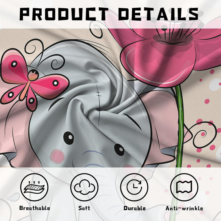 Kinder Dino Bettwäsche, Cartoon Dinosaurier Muster Bettbezug Dino bettwäsche Mikrofaser Bettwäsche f