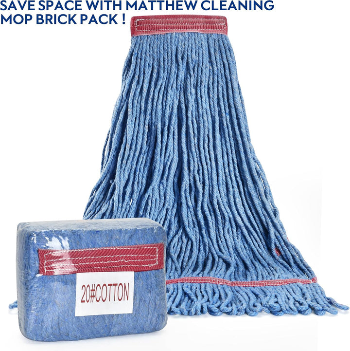 Matthew Cleaning Wischmoppkopf, 590 ml, kommerzieller Ersatz für allgemeine und Bodenreinigung, nass