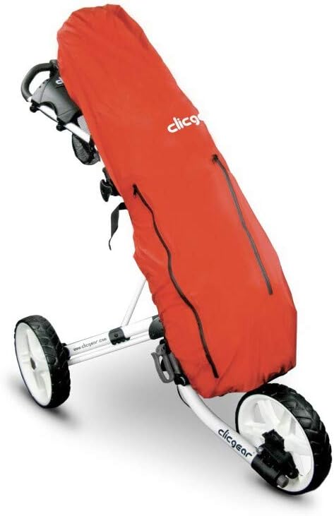 ClicGear Golf 2018 in voller Länge Waterproof Golf Bag Regen Abdeckung rot - rot, rot - rot