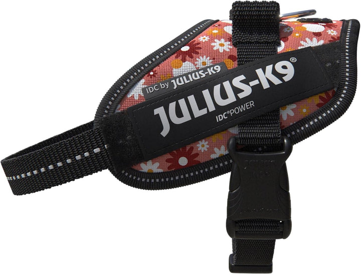 Julius-K9, IDC Powergeschirr, Grösse: XS/Mini-Mini, Pink mit kleinen Blumen Pink mit kleinen Blumen
