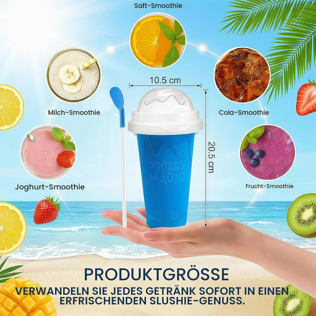 Slush Becher Magic Cup Slushy Becher 2er Set Für Kinder Familien Studenten Für Zuhause Picknick Somm