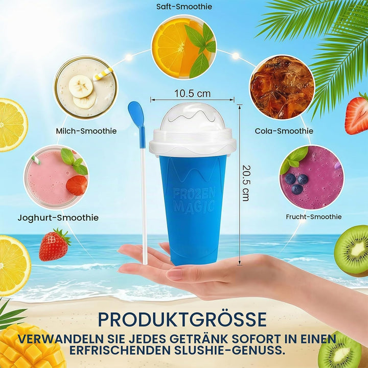 Slush Becher Magic Cup Slushy Becher 2er Set Für Kinder Familien Studenten Für Zuhause Picknick Somm