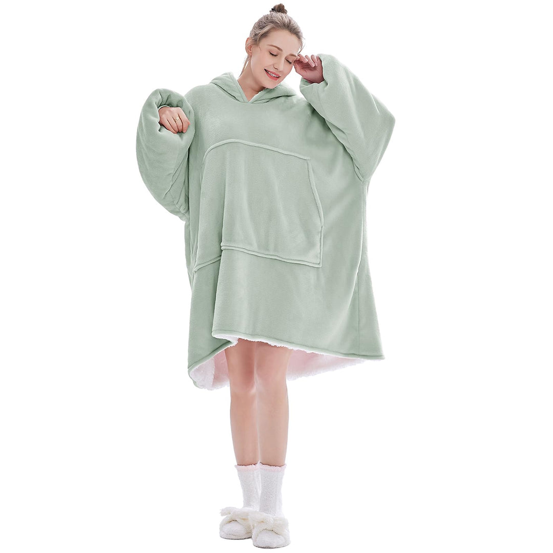 Übergrosse Hoodie Sweatshirt, Original Decke Sweatshirt, super weiche gemütliche warme komfortable R