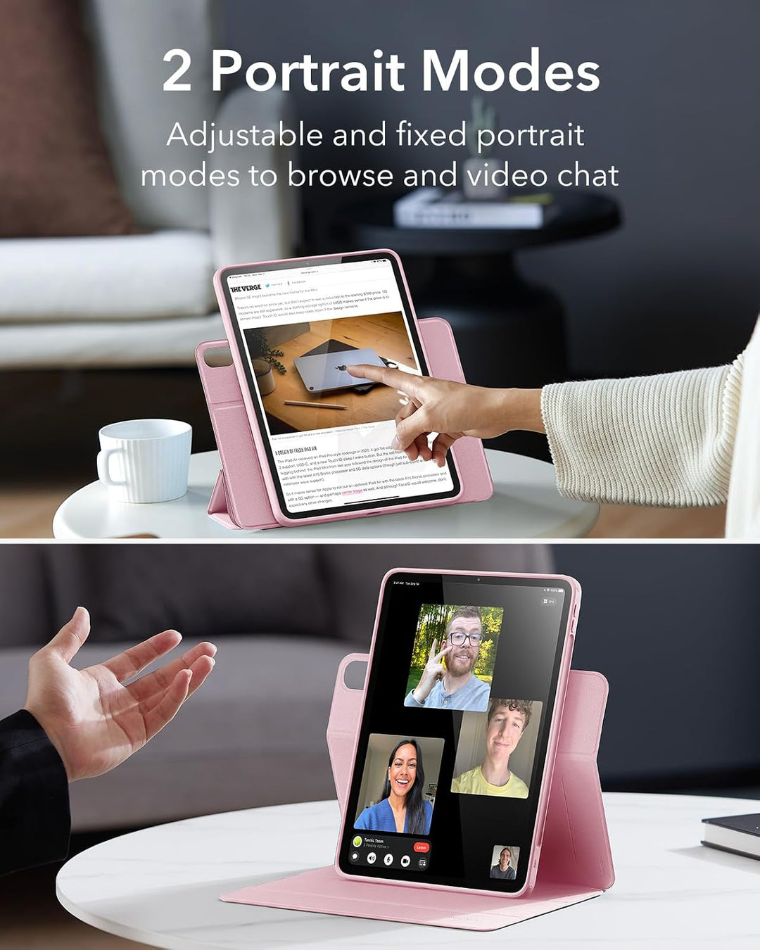 ESR Magnetisch Hülle für iPad Air 11 Zoll M4/M3/M2 (2026/2025/2024), iPad Air 5./4.Gen Hülle 10,9 Zo