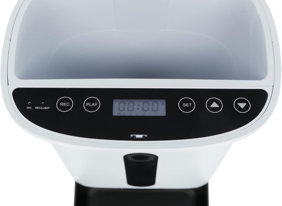 TRIXIE steuerbarer Futterspender per APP "FUTTERAUTOMAT TX8, 4,3 L/24 × 38 × 19 CM, WEIss/SCHWARZ" -