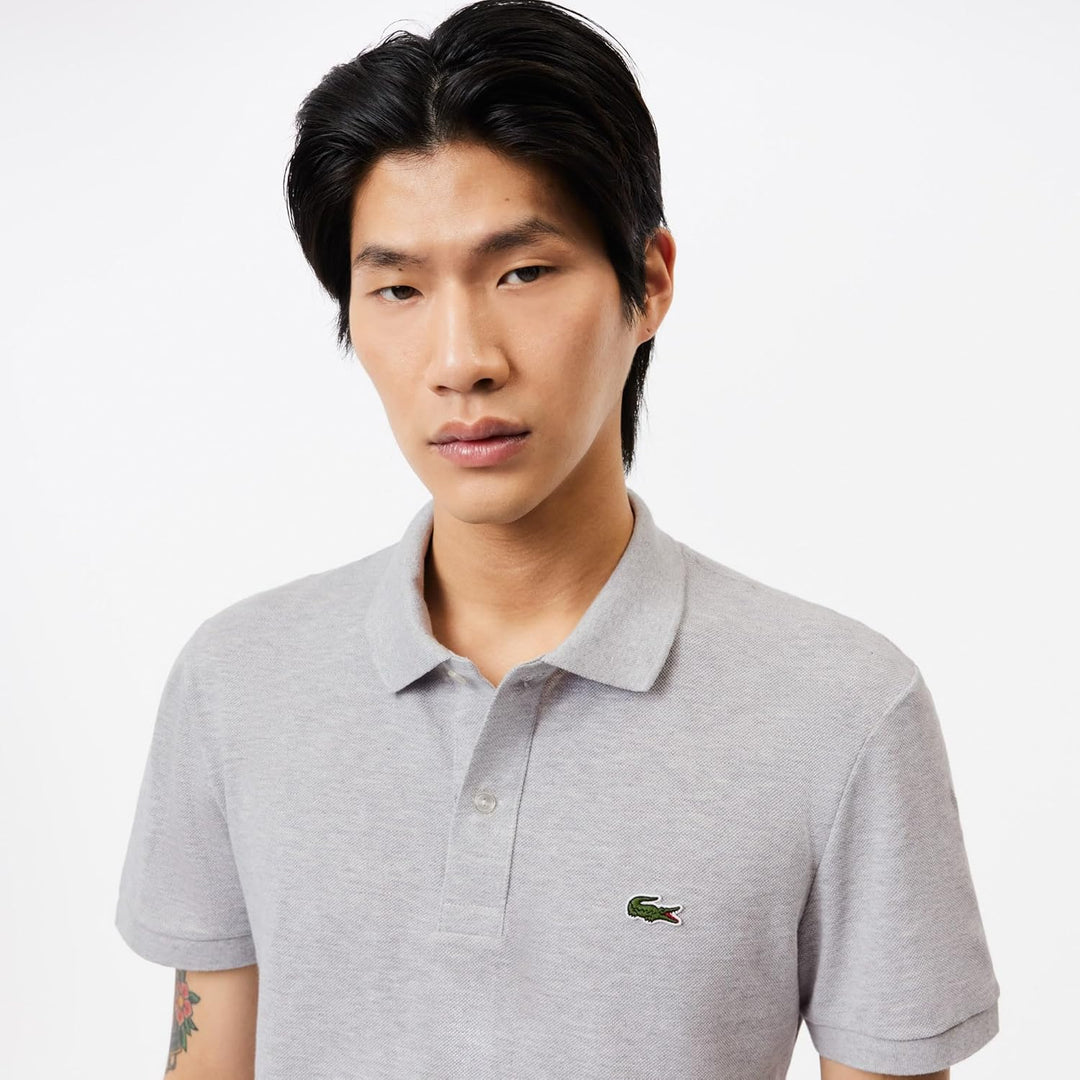 Lacoste Herren Ph4012 Poloshirt (1er Pack) XS Grau (Argent Chine), XS Grau (Argent Chine)