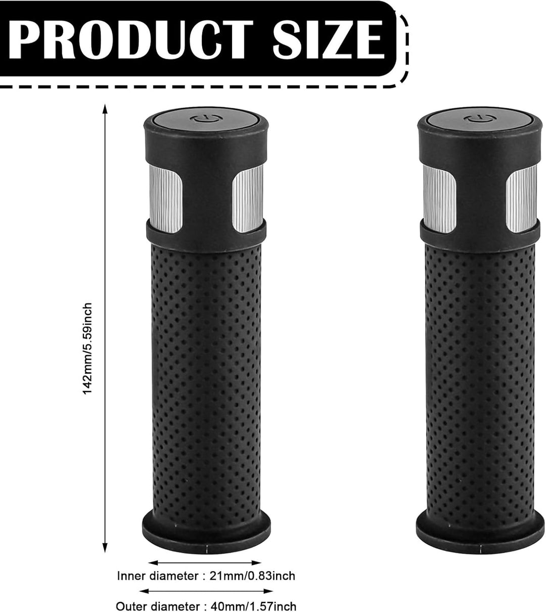 E Scooter Blinker, LED-Lenkerleuchte, Ergonomische Griffe für Elektroroller, Roller Blinklicht Rolle