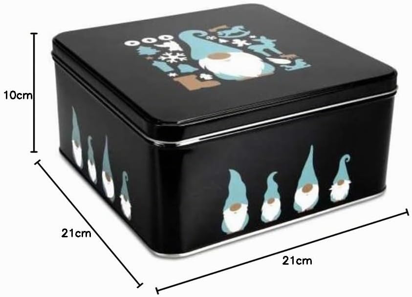 Städter 710191 Wichtel Gebäckdose, Weissblech, 21cm, Weiss