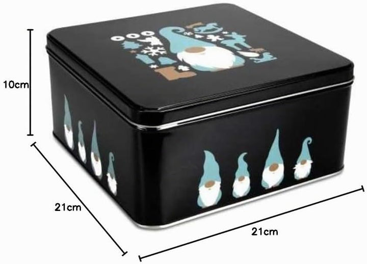 Städter 710191 Wichtel Gebäckdose, Weissblech, 21cm, Weiss