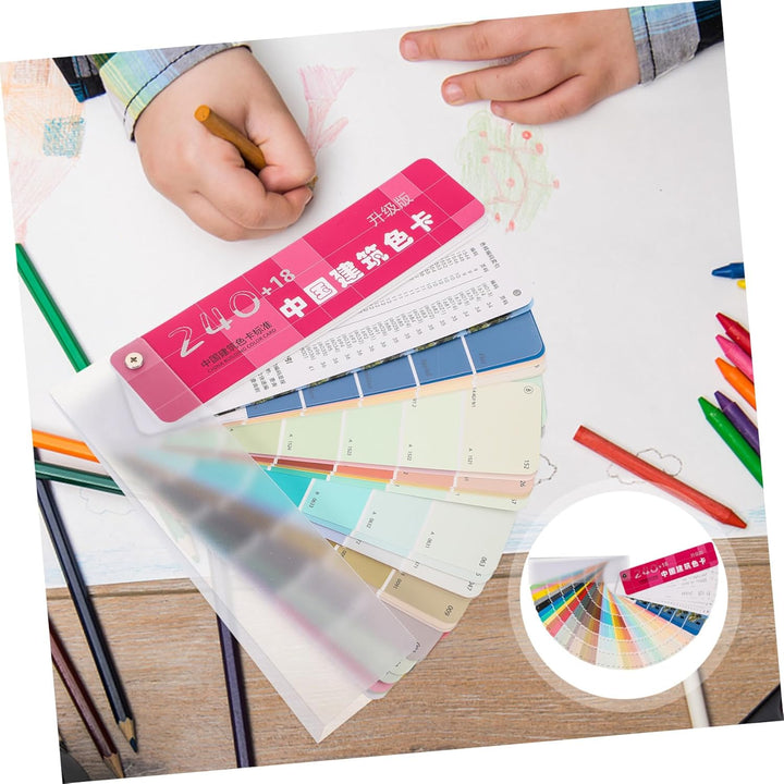 DOITOOL Farbkarte Architekturfarben Farben Standard RAL Farbfächer Farbmusterkarten für Präzise Farb