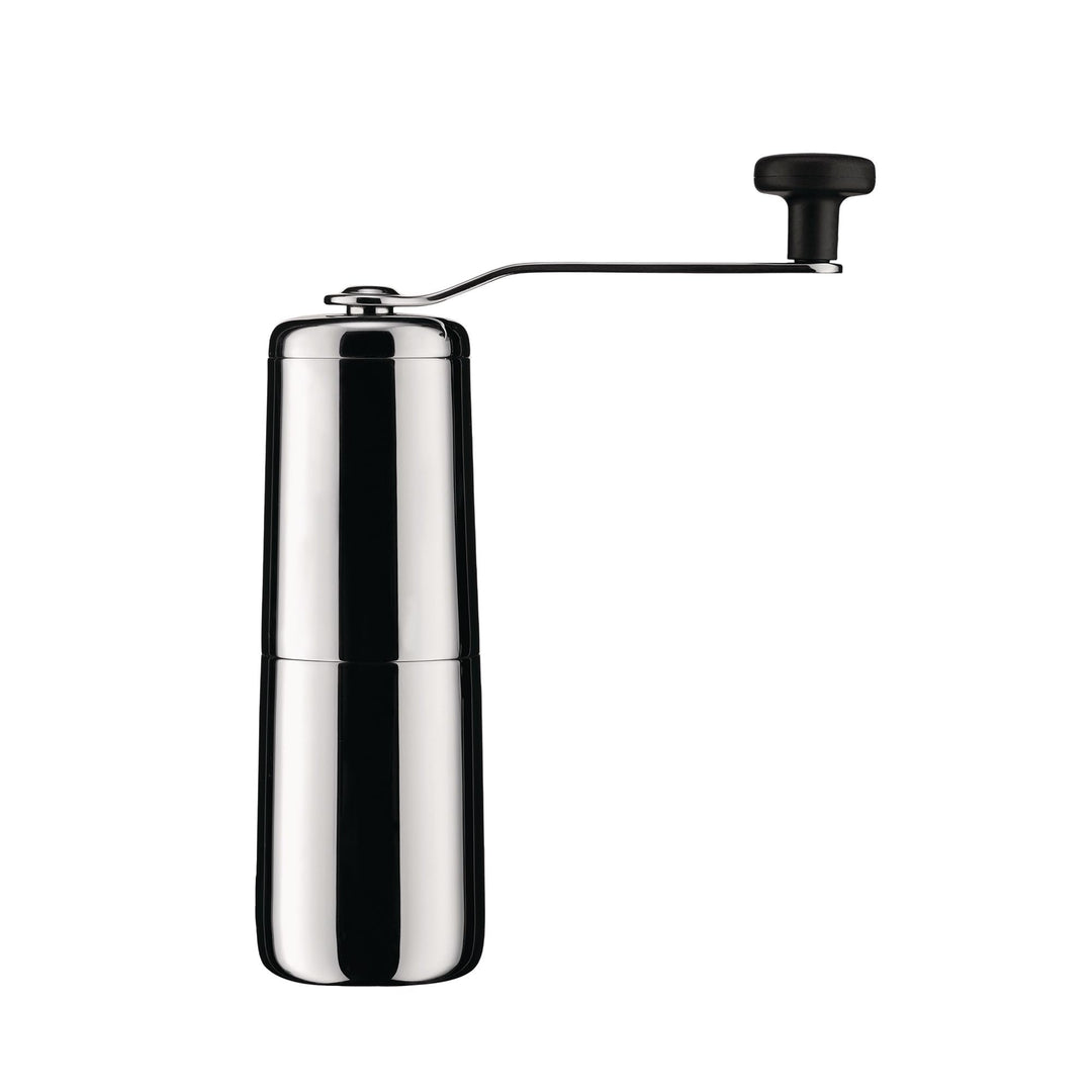 Alessi Slow coffee KT01 - Design Kaffeemühle aus Edelstahl 18/10 mit Knopf aus Thermoplastischem Kun