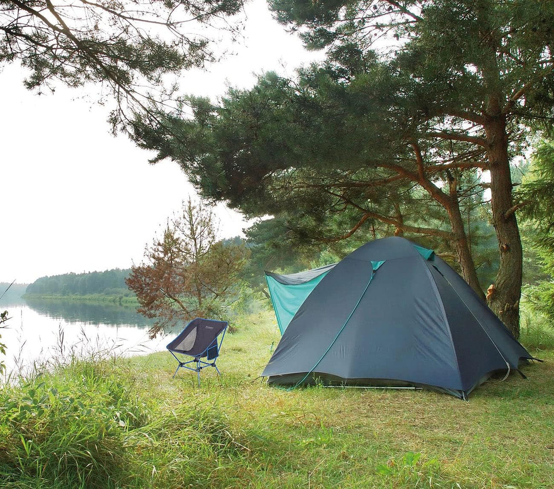 Semptec Urban Survival Technology Stuhl: 4er-Set klappbarer Campingstuhl, 2 Sitzhöhen, extra-leicht,