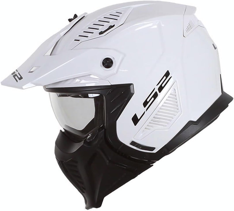 LS2, Jet modularhelme motorrad DRIFTER solid white 2206, XL XL Solid white, XL Solid white