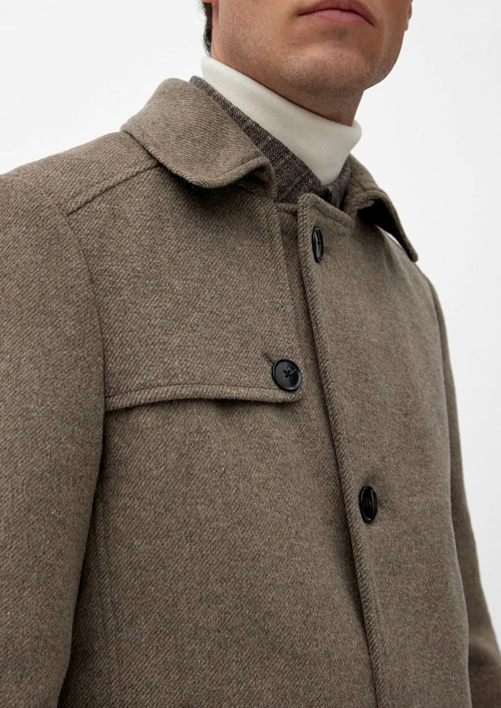 s.Oliver Herren Wollmischungs-Mantel 54 Braun, 54 Braun