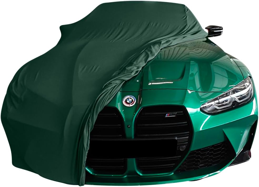 Indoor Autoabdeckung kompatibel mit BMW M3 (G80) SUPER Soft Stretch
