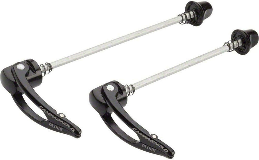 Campagnolo Unisex – Erwachsene Schnellspann-Set-07479272 Schnellspann-Set, Schwarz/Silber, Einheitsg