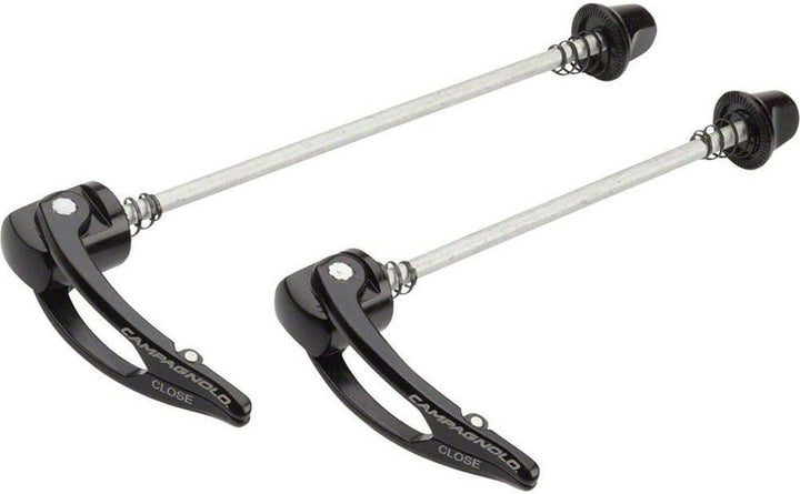 Campagnolo Unisex – Erwachsene Schnellspann-Set-07479272 Schnellspann-Set, Schwarz/Silber, Einheitsg