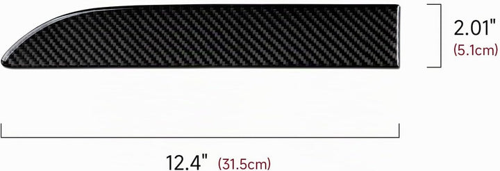 Auto Armaturenbrett Kohlefaser Aufkleber Trim Cover Decals Kompatibel mit Audi A6 C6(2005-2011) /S6