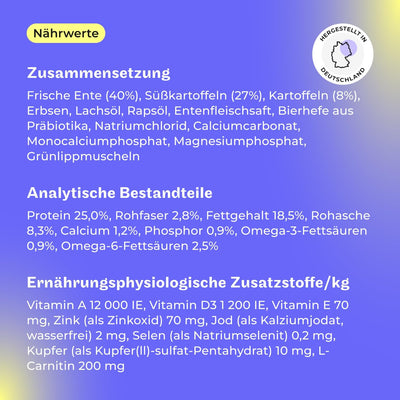 HEY HOLY Premium Trockenfutter für grosse Jagdhunde getreidefrei | 7kg Hundefutter für ausgewachsene