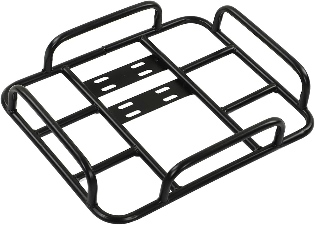 Gepäckträger für Lebensmittellieferungsboxen, Heckgitter, 80 kg Tragkraft, nahtloses Stahlrohr, univ