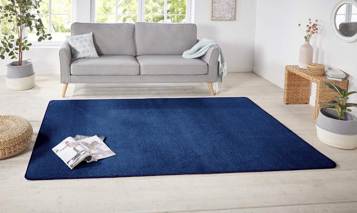 Hanse Home Nasty Läufer – Flauschiger Kurzflor Teppich Einfarbig Unifarben für Esszimmer, Wohnzimmer