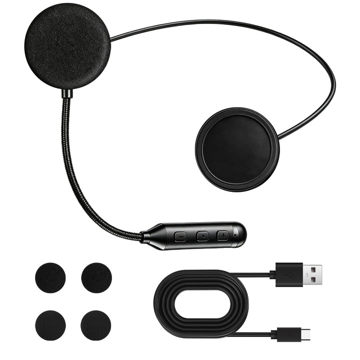 Bluetooth-Headset für Motorradhelm, Bluetooth-Kopfhörer mit 16 Std