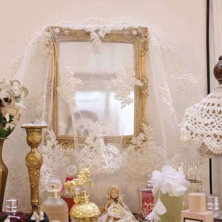 lemonadeus Verzierter Gold Barock Rahmen Spiegel Luxus Elegante Kleine Rechteck Quadratisch Gold Wan