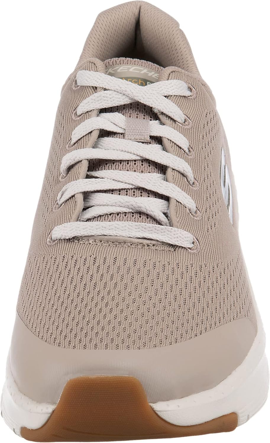 Skechers Arch Fit Herren Turnschuhe 40 EU Taupe Textile Synthetic Trim, 40 EU Taupe Textile Syntheti