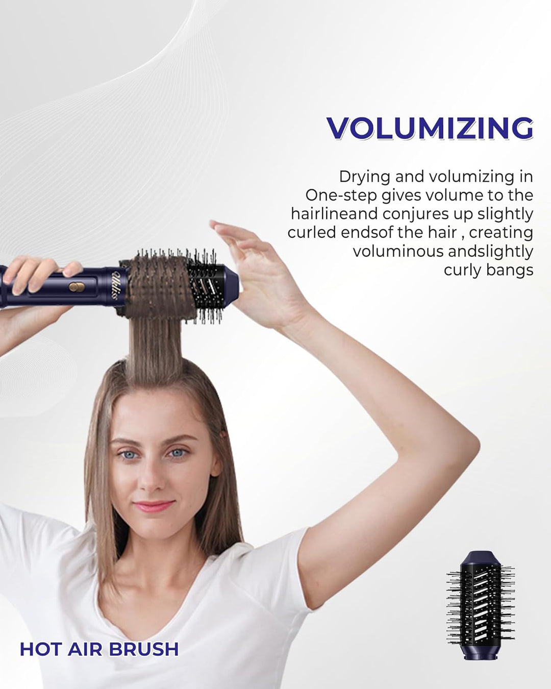 Hair Styler 6 in 1, UKLISS Haartrockner & Haarstyler Set mit Automatisch Wrap Lockenbürste, Thermal
