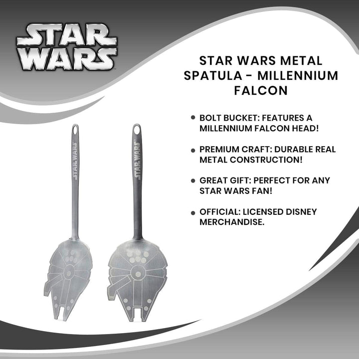 Funko SW00730 Star Wars Spatula: Milliennium Falcon, Silicone, Grey, 35.8x11x35.8 cm