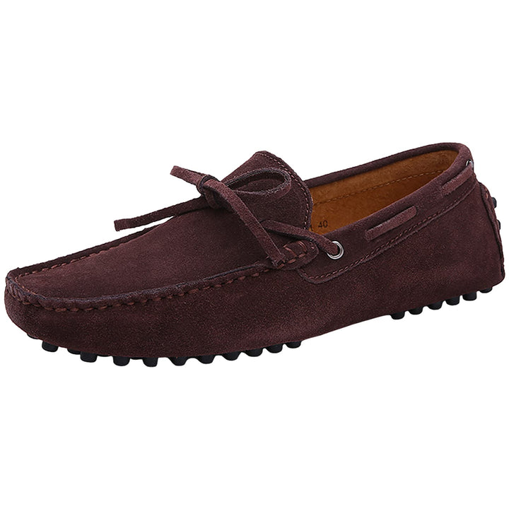 Herren Weich Wildleder Fahrschuhe Halbschuhe Handgefertigt Moccasin Slippers Grosse Grösse 44.5 EU K