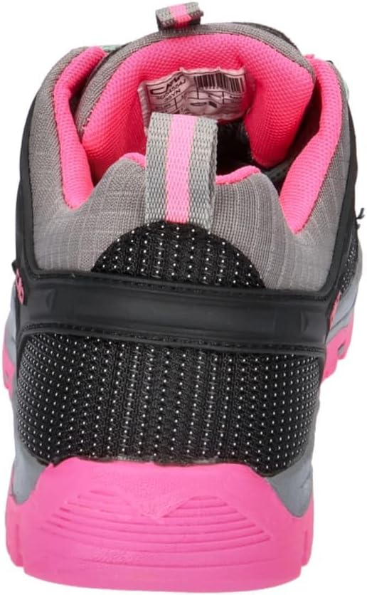 CMP Unisex Kinder Rigel Low Shoe Wp Trekking-& Wanderhalbschuhe 41 EU Cemento Pink Fluo, 41 EU Cemen