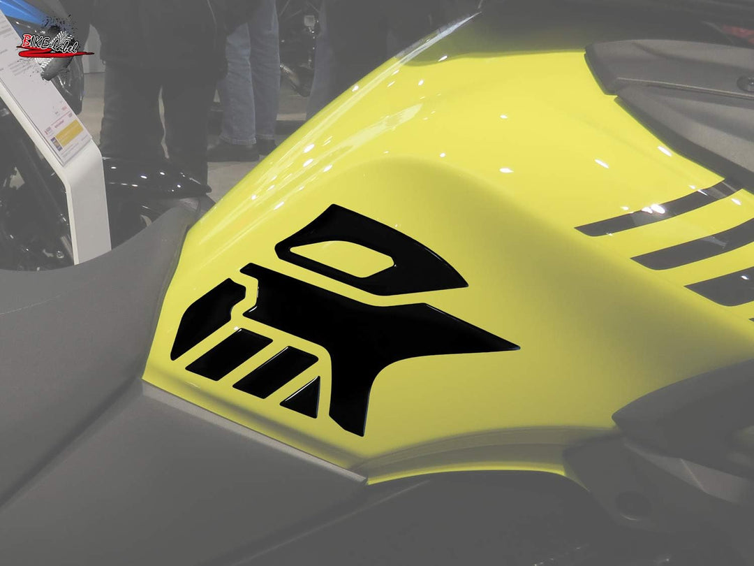 BIKE-label Seitentank Pad Schwarz kompatibel für Suzuki V-Strom 650-800200