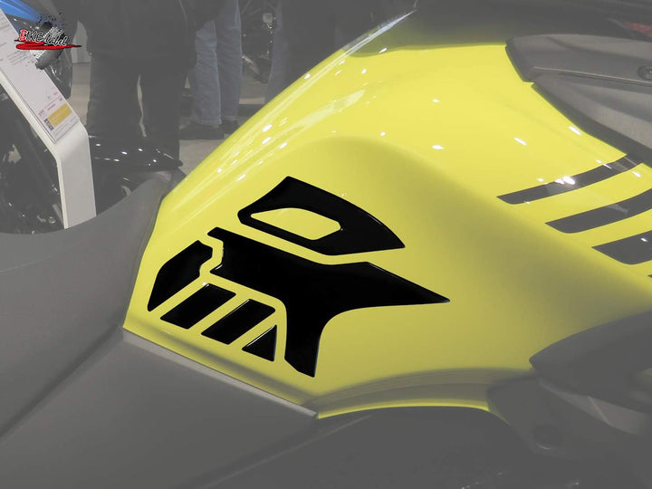 BIKE-label Seitentank Pad Schwarz kompatibel für Suzuki V-Strom 650-800200