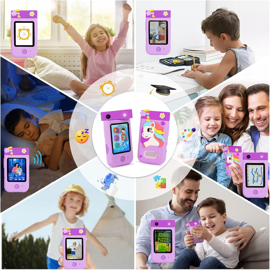 ARNSSIEN Kinderkamera,Kinder Handy Smartphone,2.8&