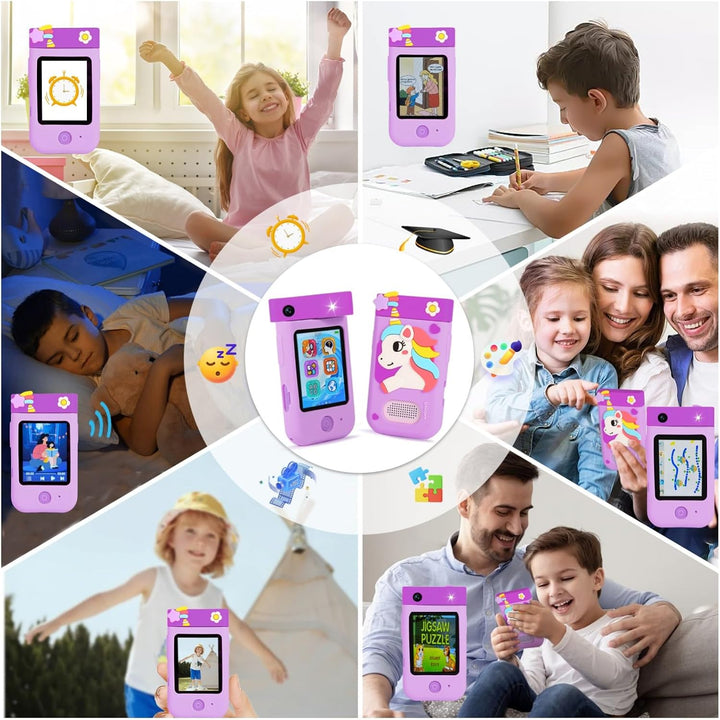 ARNSSIEN Kinderkamera,Kinder Handy Smartphone,2.8&
