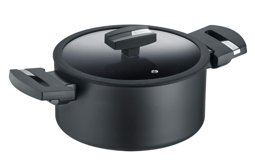 Berndes Topf 24 cm, b.green Alu Recycled Induction, Kochtopf hergestellt zu 100% aus recycelten Getr