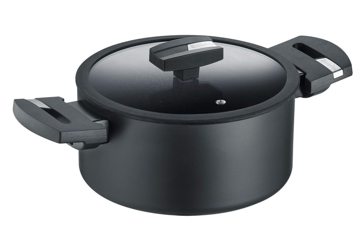 Berndes Topf 24 cm, b.green Alu Recycled Induction, Kochtopf hergestellt zu 100% aus recycelten Getr