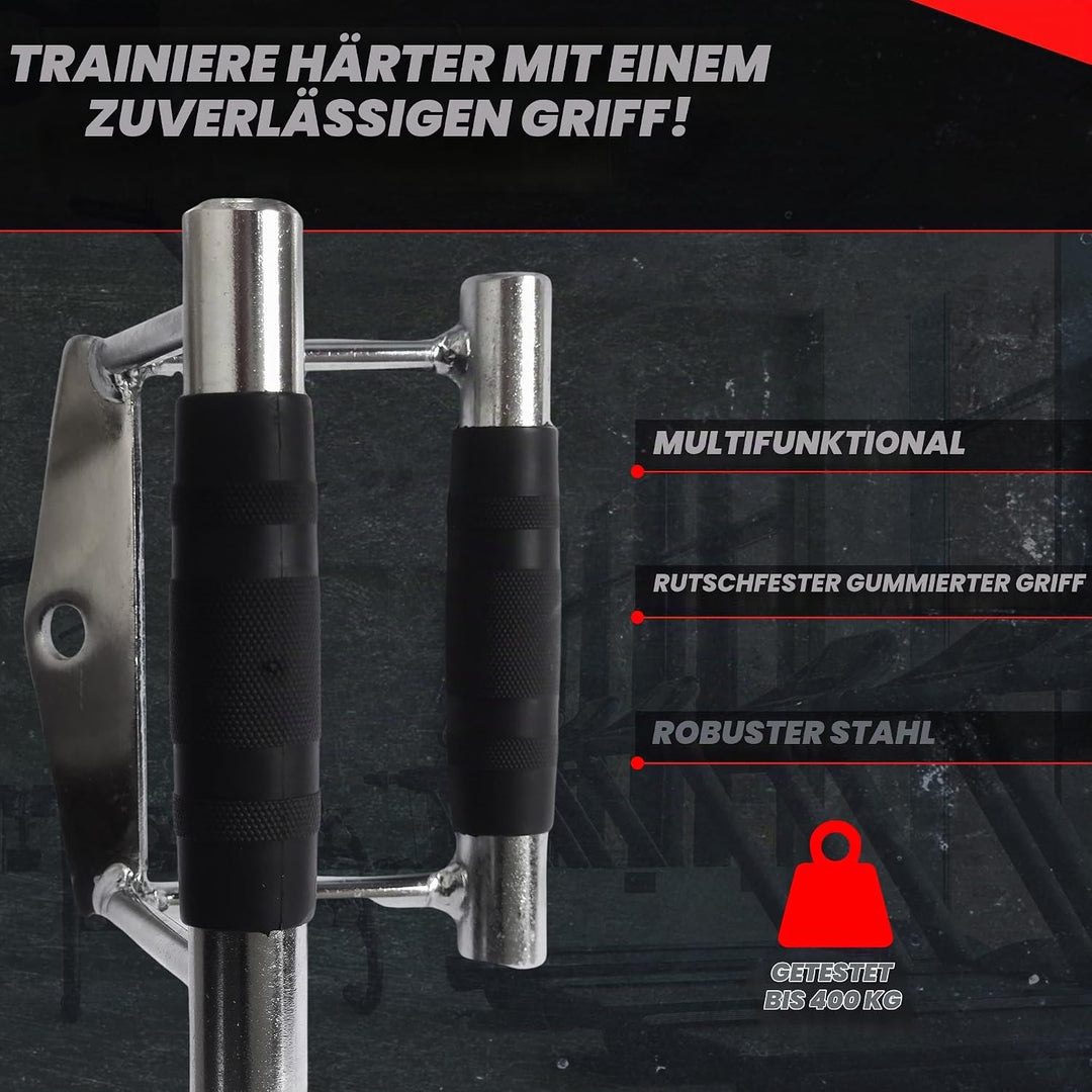 MuscleForge® Aufsatz für Latzug, Seilzug, Griff mit Drehbarem für Kabelmaschine, Kabelzug Griff für