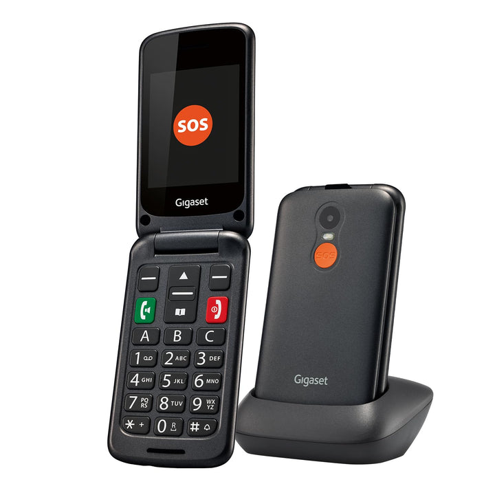 Gigaset GL590 GSM - Senioren GSM Handy Aufklappbar - SOS-Funktion - einfache Bedienung mit 2,8" Farb